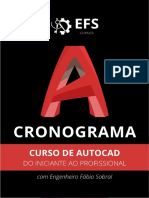 Cronograma Curso de AutoCAD (EFS Cursos)