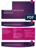 Daring 1 Asking and Giving Services