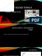 Use of Hand Tools