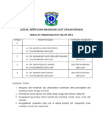 Jadual Bertugas Mingguan Unit Cegah Denggi