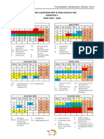Calendar Academic 2022-2023