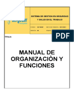 SST-M-001 Manual de Organizacion y Funciones