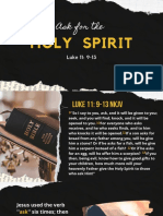 Ask For The Holy Spirit Sermon