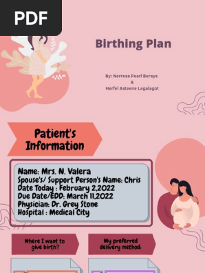 Birthing Plan