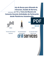 GDS-BAP-XXXXXZXXX Procedimiento de Buceo para Guiado de Barrena Yo Guiado de TR y Toma de Muestra de Cemento Durante Actividades de Perforación Desde Plataforma Autoelevable