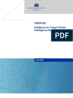 Final TIBER-EU Guidance For Target Threat Intelligence July 2020