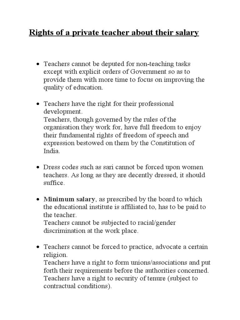 rights-and-protections-for-private-school-teachers-an-analysis-of