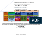 Horario de Clases 2022-2023