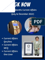 6 Month July To Dec Current Affairs