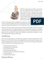 Talent Management - Dell