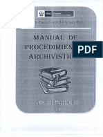 Manual de Procedimientos Archivísticos
