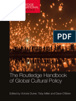 (Routledge International Handbooks) Victoria Durrer, Toby Miller, Dave O'Brien, (Eds.) - The Routledge Handbook of Global Cultural Policy-Routledge (2018)