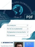 Regionalism and Globalization in The Asia-Pacific (PowerPoint)