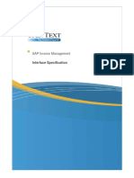 Open Text Vendor Invoice Management 5 (1) .2 SAP Invoice Management Interface