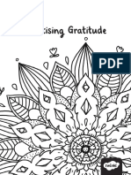 Gratitude Journal With Mindfulness Colouring