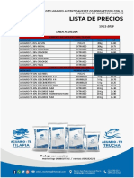 LISTA DE PRECIOS LINEA ACUICOLA-1 Exibal