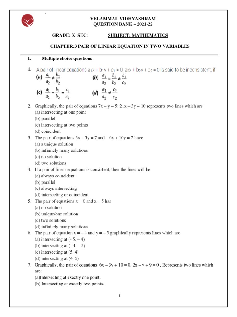 multiple-choice-questions-on-linear-pair-of-equations-from-velammal