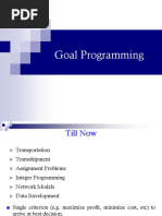 Goal Programming