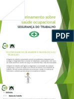 Treinamento sobre saúde ocupacional e segurança do trabalho