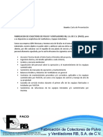 Carta de Presentacion FACO