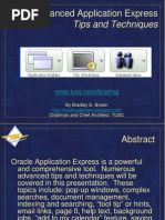 Advanced Application Express