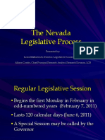 Nevada Legislative Process