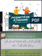Pesantren Ramadhan 1