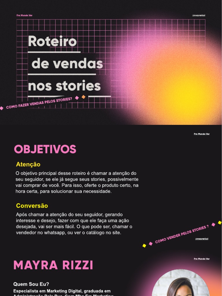 MAYRA RIZZI - Como Vender Pelos Stories | PDF