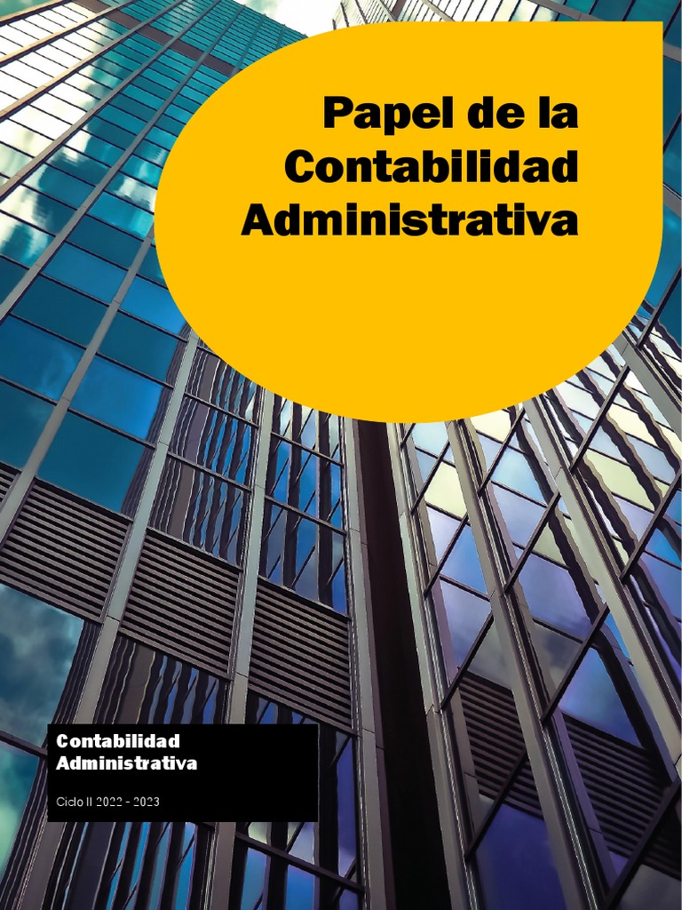 Papel de la Contabilidad Administrativa | PDF | Contabilidad | Toma de ...