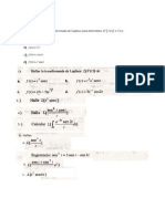 Tarea - Transformada de Laplace