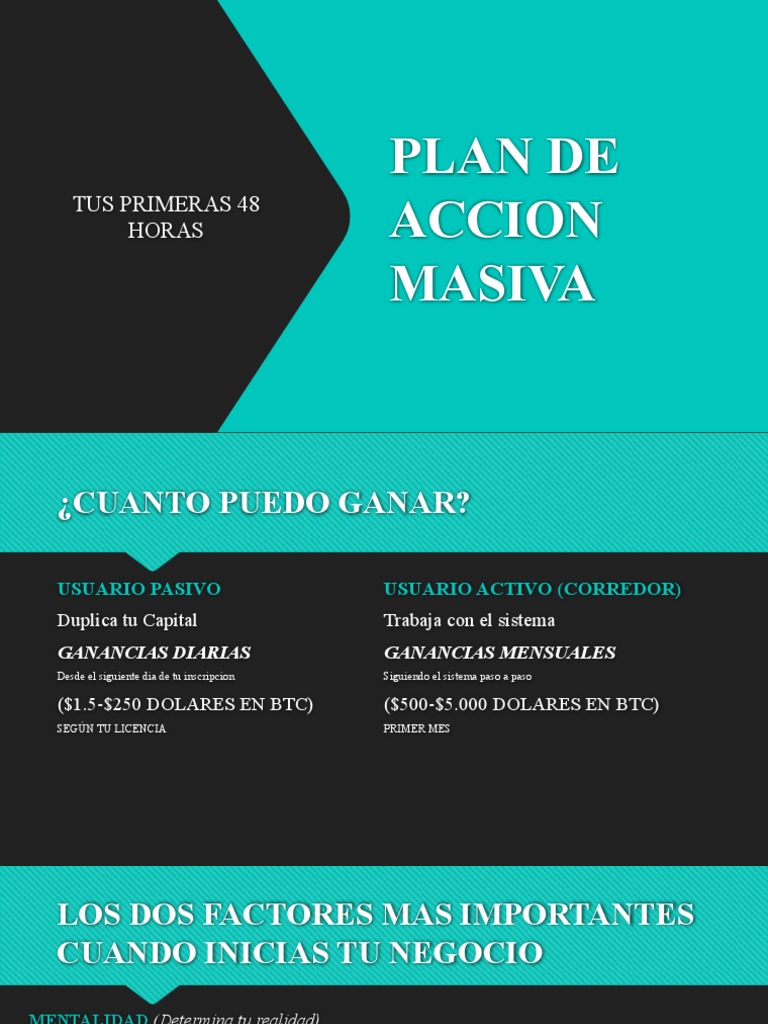 Plan de Accion Masivo | PDF | Crecimiento personal y profesional | Negocios