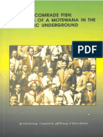 Comrade Fish Memories of A Motswana in T