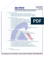 Relación de Planos de La Obra Del POLIDEPORTIVO