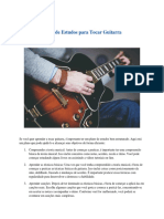 Plano de Estudos para Aprender Guitarra