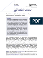 The Impact of Mobile Application Features On Children's Language and Literacy Learning: A Systematic Review