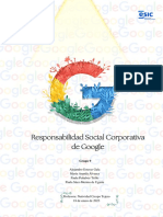 Google's CSR strategy and employee well-being initiatives
