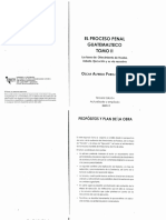 Tomo II El Proceso Penal Guatemalteco Oscar Poroj