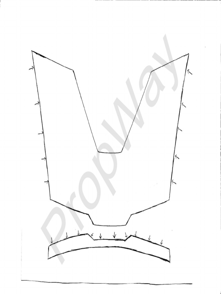 Iron Man Helmet Template PropWay PDF