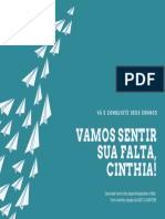 Azul Aviões de Papel Despedida Cartão