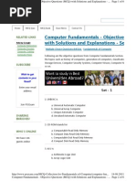 Psexam Com MCQ Collection For Fundamentals of Comput