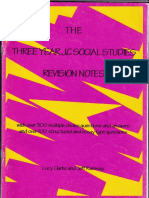 The Three Year J C Social Studies Revisi