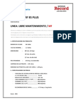 Especificaciones Tecnicas RF 95 Plus