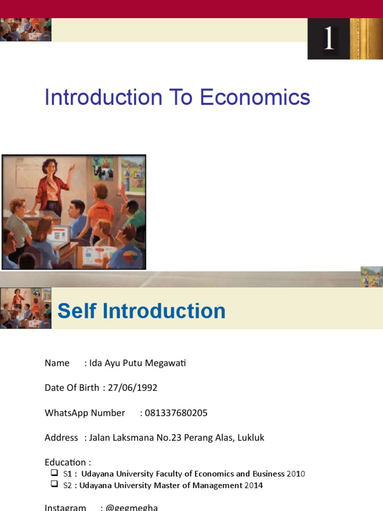 Chapter 1 - PRINCIPLES OF ECONOMIC | PDF | Economics | Market (Economics)