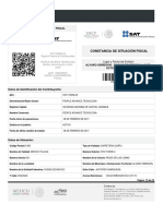 Constancia de Situacion Fiscal Actualizada