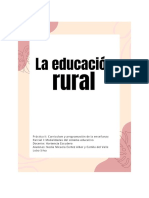 Informe Educación Rural