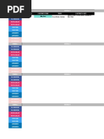 (Semrush) Social Media Content Calendar Template