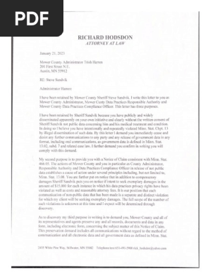 Notice of Claim 1.21.23