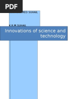 Innovations of Science and Technology