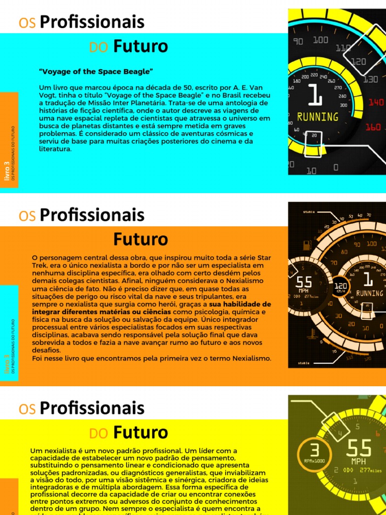 Livro 3 - Os Profissionais Do Futuro | PDF | Science | Informação
