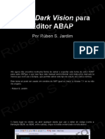 Tema Dark Vision para Editor Abap Do Sapgui